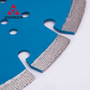 Diameter 300mm Array pattern Laser Welding Segmented Blade Disc with Vents