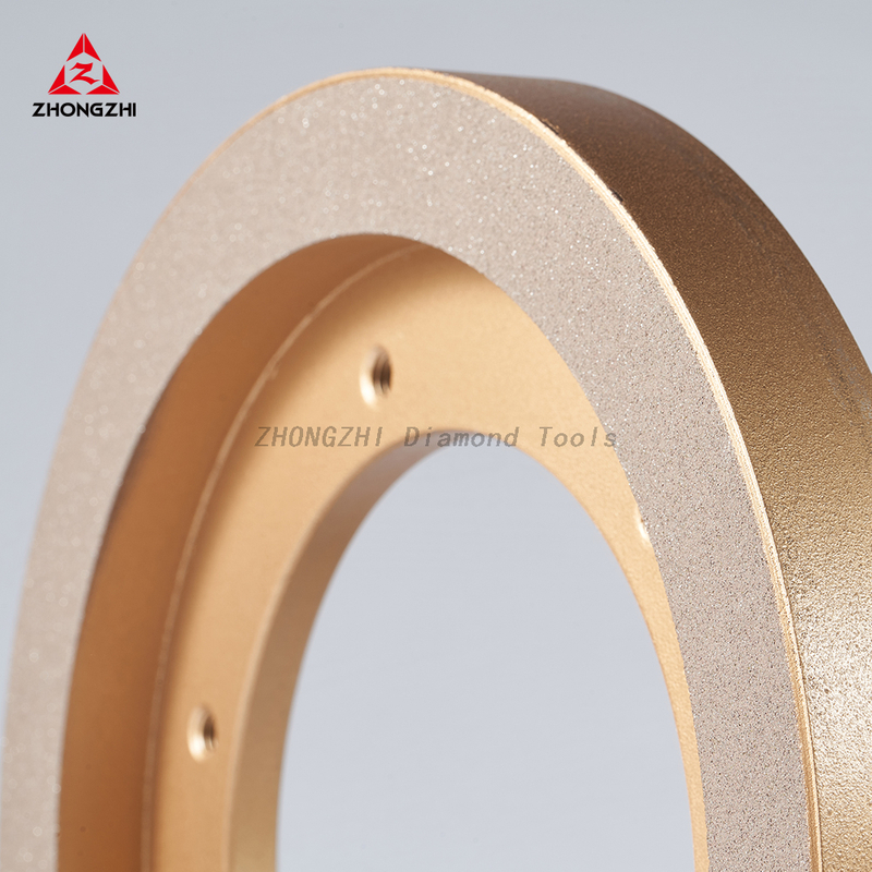 Diamond Tools 300mm Resin-Bond Wet Diamond Squaring Wheel for Ceramic Polishing