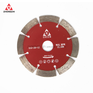 4 Inch Masonry Segmented Rim Diamond Bond Blade for Cutting Cement, Pavers, Concrete with Rebar, Natural Stone and More