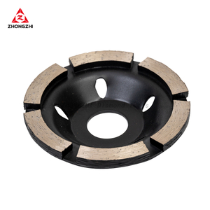 Diamond Grinding Wheels for Concrete or Masonry, 18 Turbo Segments, 30/40 Grit, Medium Bond