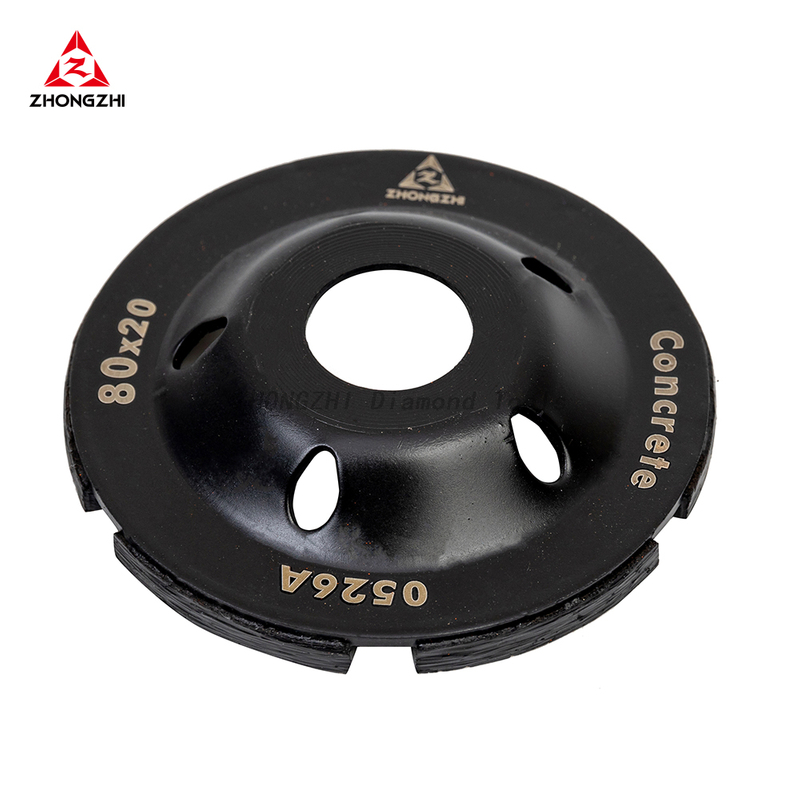 Diamond Grinding Wheels for Concrete or Masonry, 18 Turbo Segments, 30/40 Grit, Medium Bond