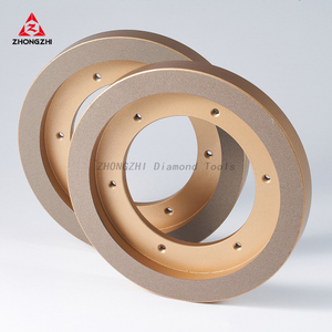 Diamond Tools 300mm Resin-Bond Wet Diamond Squaring Wheel for Ceramic Polishing