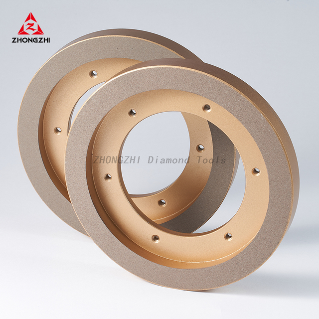 Diamond Tools 300mm Resin-Bond Wet Diamond Squaring Wheel for Ceramic Polishing