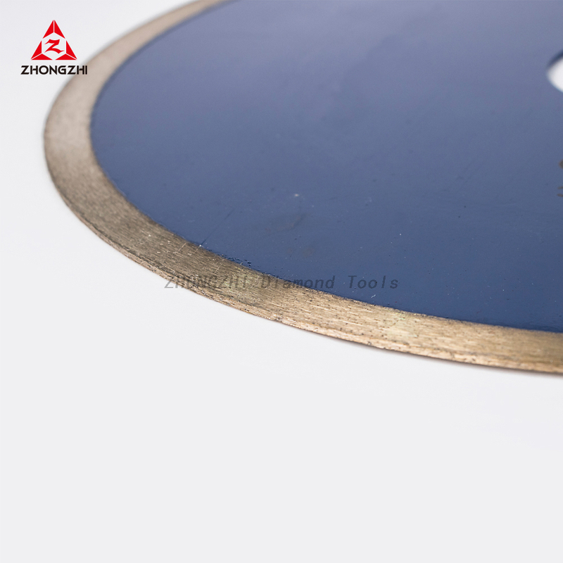 Diamond Saw Blades For Ceramic Porcelain Cutting Continuous Rim With J(fishhook) slot