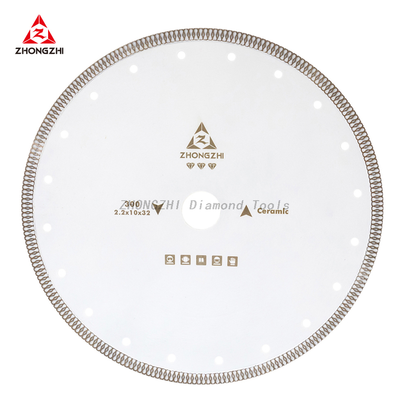  Diamond Saw Blades for Ceramic Porcelain Cutting - Continuous Fish Scale Rim