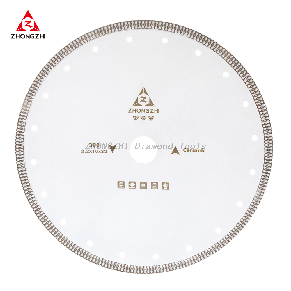  Diamond Saw Blades for Ceramic Porcelain Cutting - Continuous Fish Scale Rim