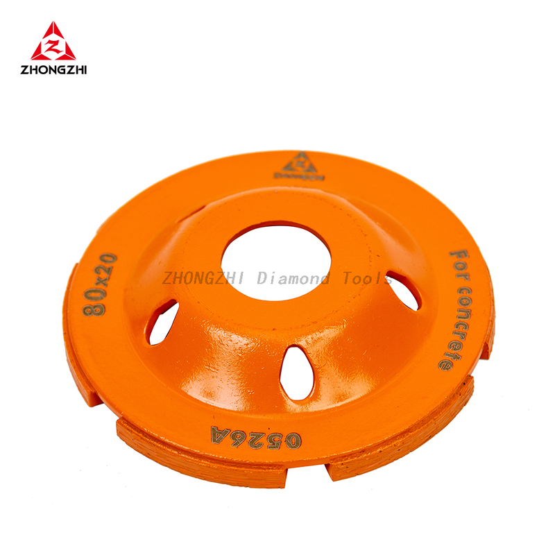 Diamond Grinding Wheels for Concrete or Masonry, 18 Turbo Segments, 30/40 Grit, Medium Bond