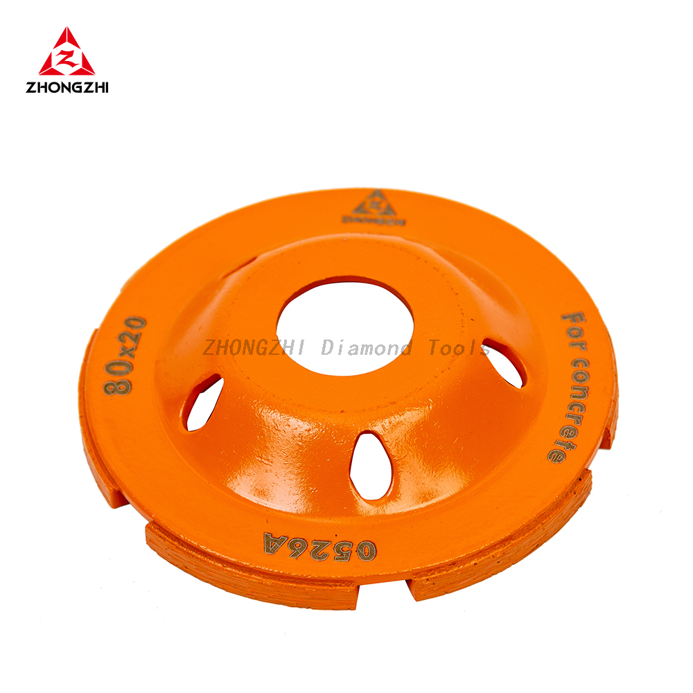 Diamond Grinding Wheels for Concrete or Masonry, 18 Turbo Segments, 30/40 Grit, Medium Bond