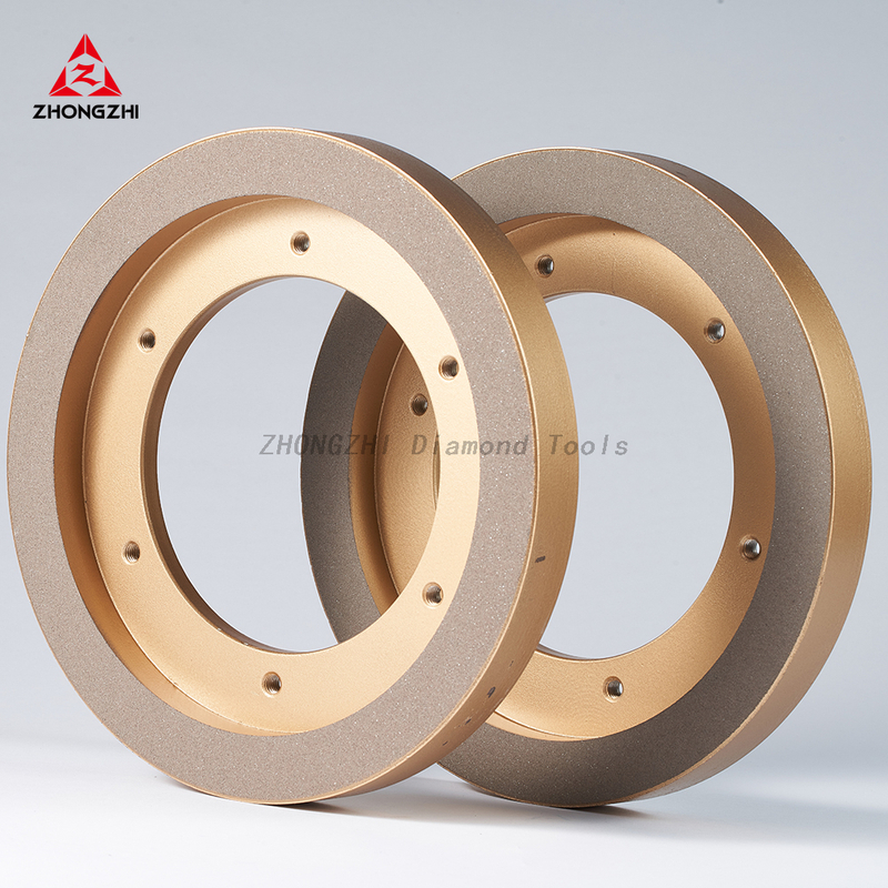 Diamond Tools 300mm Resin-Bond Wet Diamond Squaring Wheel for Ceramic Polishing