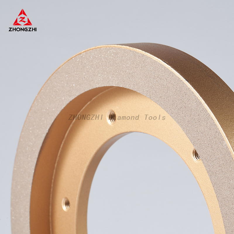 Diamond Tools 300mm Resin-Bond Wet Diamond Squaring Wheel for Ceramic Polishing