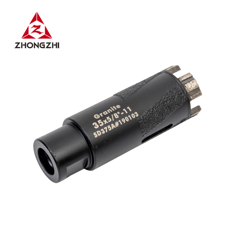 Diamond Core Drill with Vacuum Brazed Body for Stones Drilling