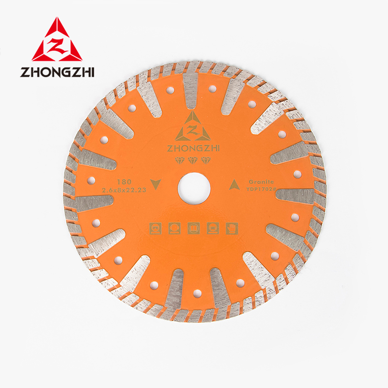 Hot Press Diamond Turbo Saw Blade for Dry Cutting Granite