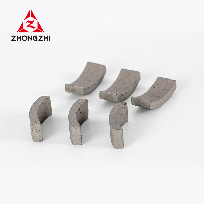 Roof Type diamond core drill bit segment for cutting reinforced concrete