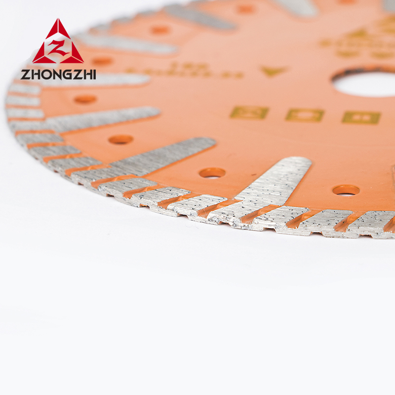 Hot Press Diamond Turbo Saw Blade for Dry Cutting Granite