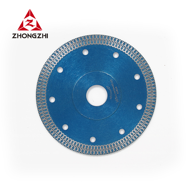 105mm-230mm Hot Press Super Thin Diamond Network Wave Saw Blade Tile Cutter For Cutting Creamic