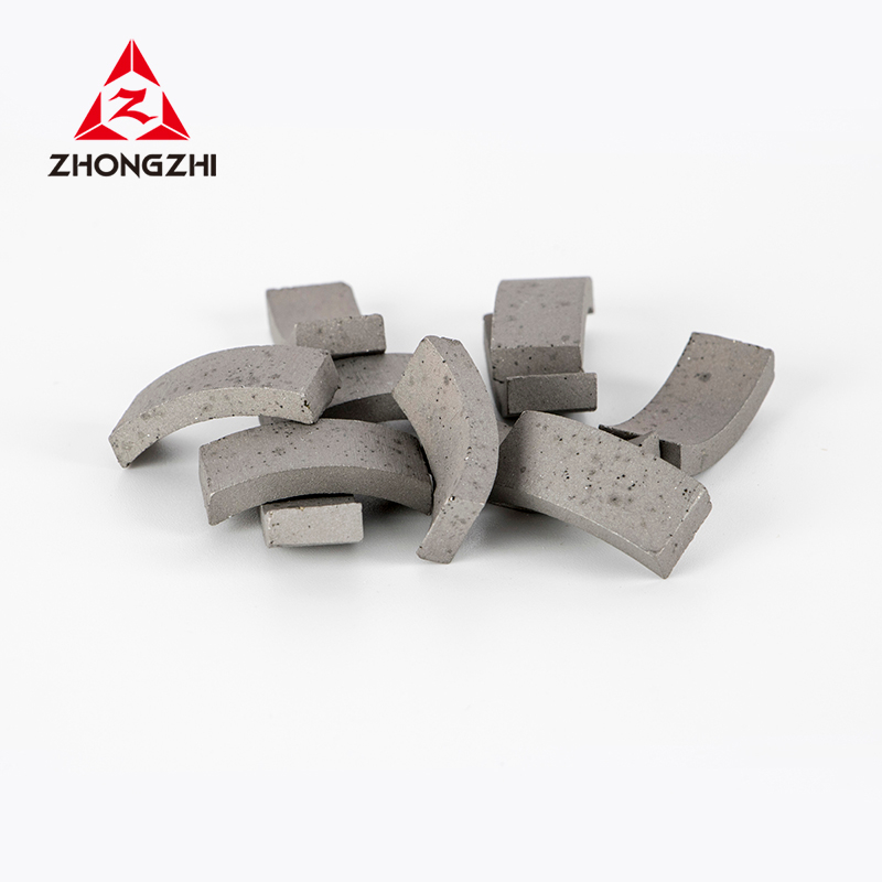 Roof Type diamond core drill bit segment for cutting reinforced concrete