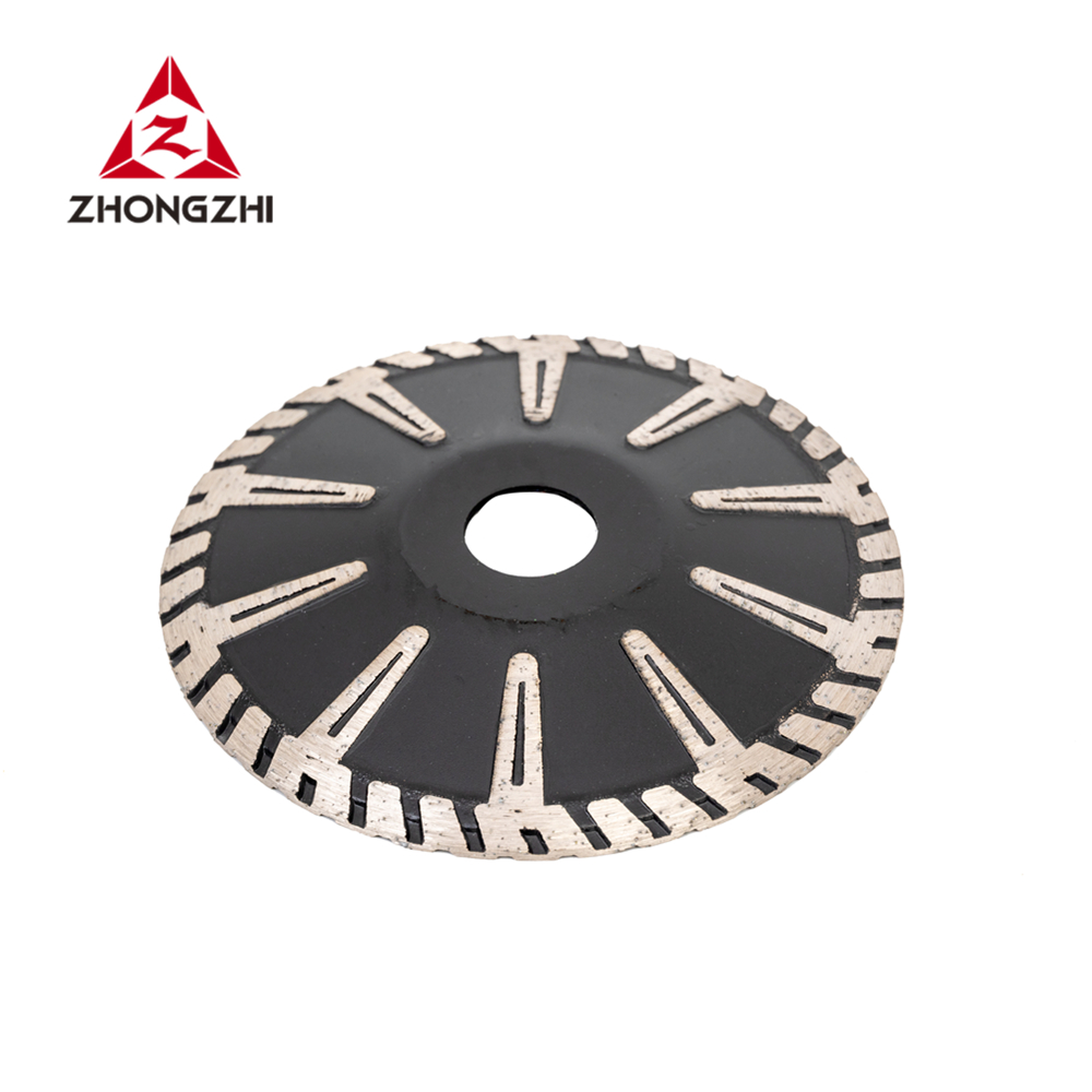 Granite Diamond Concave Blade with T-shaped Segments in Sintered Technology