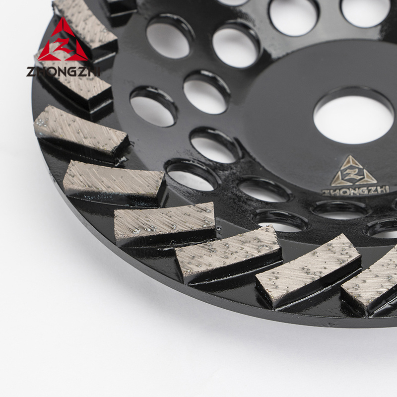 Polish Segmented Turbo Concrete And Stone Diamond Grinding Cup Wheel