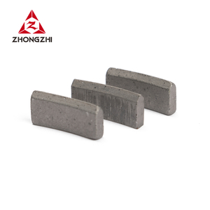 Roof Type diamond core drill bit segment for cutting reinforced concrete