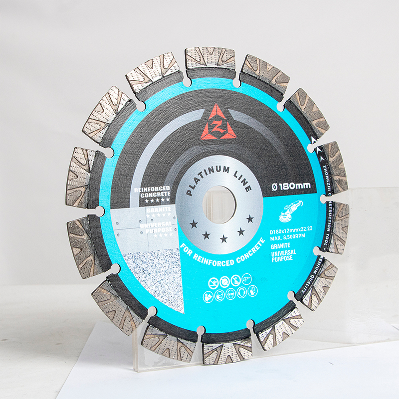 Arix Segment Diamond Saw Blades 180mm Diameter for Concrete Stone and Masonry Cutting