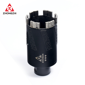 Diamond Core Drill Bits for Granite Marble Solid Block Stone Reinforced Concrete,Dry or Wet Drilling