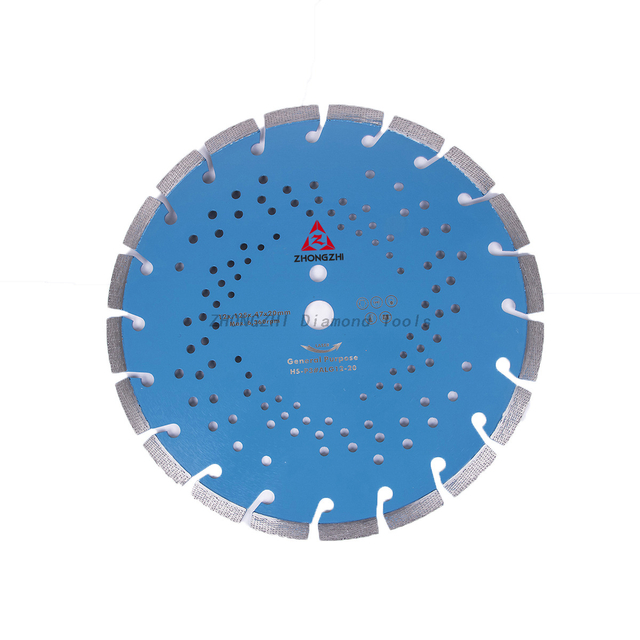 Diameter 300mm Array pattern Laser Welding Segmented Blade Disc with Vents