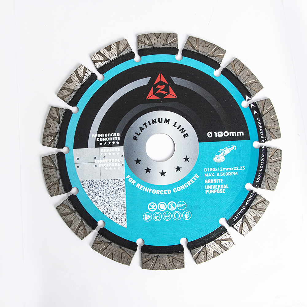 Arix Segment Diamond Saw Blades 180mm Diameter for Concrete Stone and Masonry Cutting
