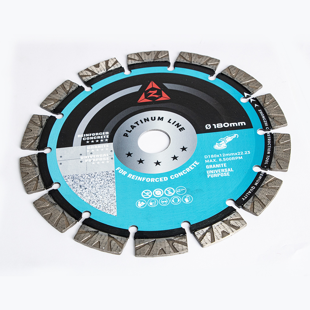 Arix Segment Diamond Saw Blades 180mm Diameter for Concrete Stone and Masonry Cutting